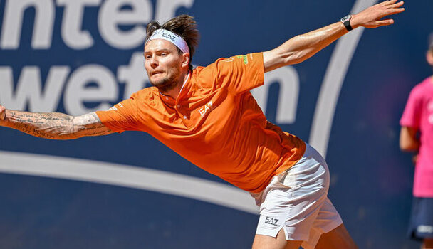 Alexander Bublik am Freitag in Kitzbühel