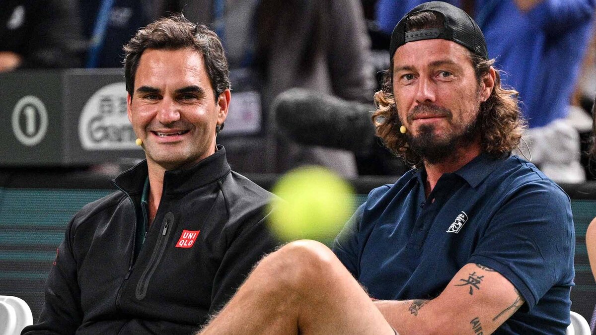 Roger Federer and Marat Safin reunite for Shanghai exhibition