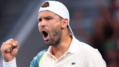 Grigor Dimitrov spielt morgen in Marseille gegen Ugo Humbert