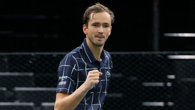 Daniil Medvedev was successful in Paris-Bercy