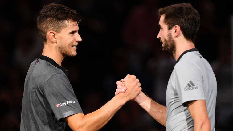 Man kennt sich: Dominic Thiem trifft zum zwölften Mal auf Gilles Simon Man kennt sich: Dominic Thiem trifft zum zwölften Mal auf Gilles Simon