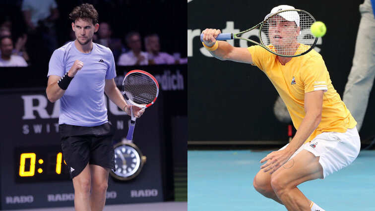 Dominic Thiem trifft im Qualifikationsfinale in Paris-Bercy auf den Australier Christopher O'Connell