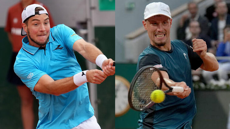 Jan-Lennard Struff und Filip Misolic treffen heute in Wimbledon aufeinander