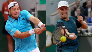 Jan-Lennard Struff und Filip Misolic treffen heute in Wimbledon aufeinander
