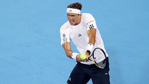Alexander Zverev am Samstag in Cincinnati