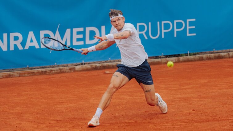 Daniel Masur übersteht die erste Runde beim ATP Challenger in Augsburg.