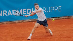 Daniel Masur übersteht die erste Runde beim ATP Challenger in Augsburg.