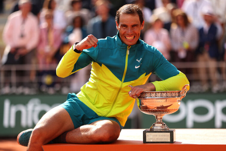 Rafael Nadal was able to celebrate his 14th triumph in Paris