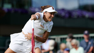 Tatjana Maria hatte es mit einer starken Iva Jovic zu tun bekommen.