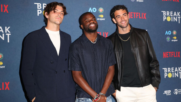 Auch Taylor Fritz, Frances Tiafoe und Matteo Berrettini konnten "Break Point" nicht retten Auch Taylor Fritz, Frances Tiafoe und Matteo Berrettini konnten "Break Point" nicht retten