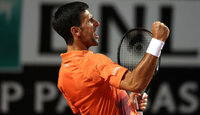 Novak Djokovic am Freitagabend in Rom