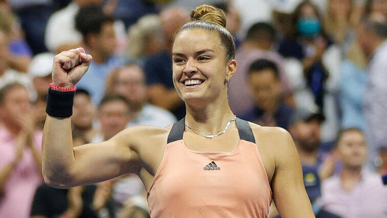 Maria Sakkari is in the semifinals of the US Open for the first time