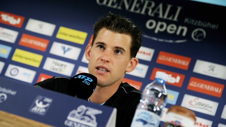 Dominic Thiem ist in Kitzbühel guter Dinge Dominic Thiem ist in Kitzbühel guter Dinge
