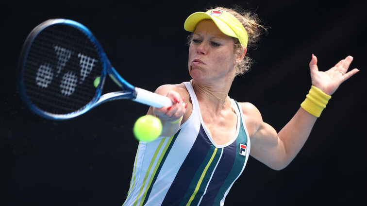 Laura Siegemund is in round two in Melbourne