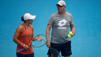 Gemeinsam auf Tour: Ash Barty und Craig Tyzzer Gemeinsam auf Tour: Ash Barty und Craig Tyzzer