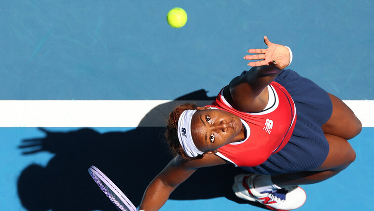 Coco Gauffs Achillesferse ist der Aufschlag.