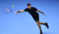 Alex De Minaur hat bisher noch kein Match bei den ATP Finals gewinnen können. Alex De Minaur hat bisher noch kein Match bei den ATP Finals gewinnen können.