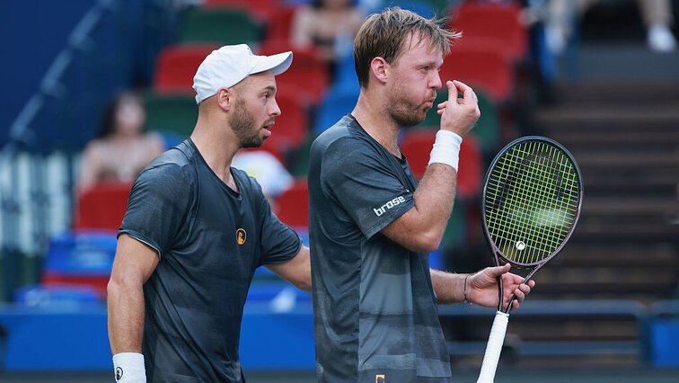 Für Tim Pütz (l.) und Kevin Krawietz (r.) sprang gegen ihre Angstgegner Zeballos/Granollers auch diesmal kein Sieg raus. Getty Images