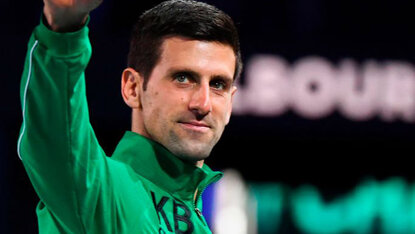 Novak Djokovic ist 2020 noch unbesiegt Novak Djokovic ist 2020 noch unbesiegt