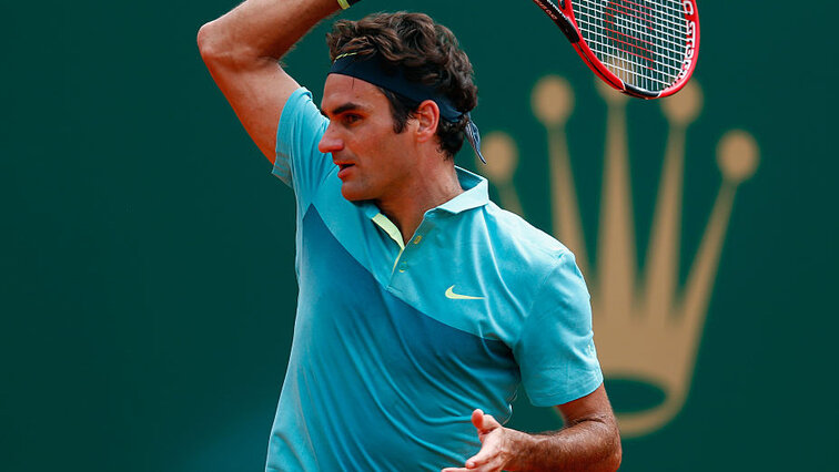In Monte-Carlo hat Roger Federer lediglich das Finale erreicht - mehrmals In Monte Carlo, Roger Federer only reached the final - several times