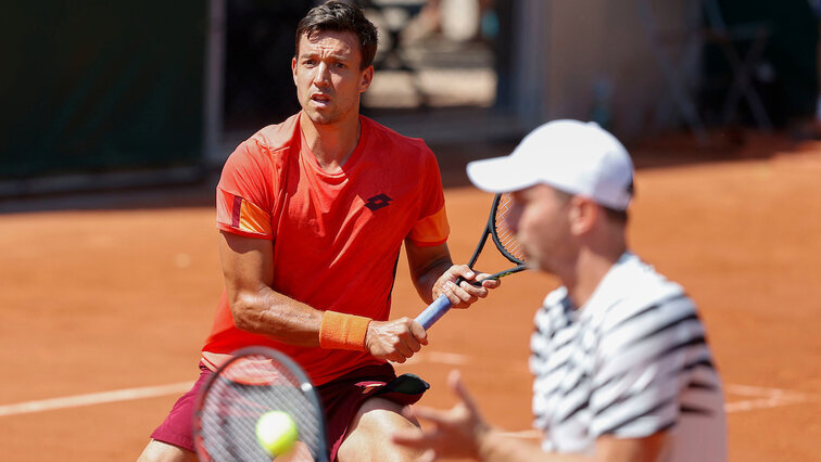 Andreas Mies und Matwe Middelkoop haben in Roland Garros die Titelverteidiger besiegt Andreas Mies und Matwe Middelkoop haben in Roland Garros die Titelverteidiger besiegt