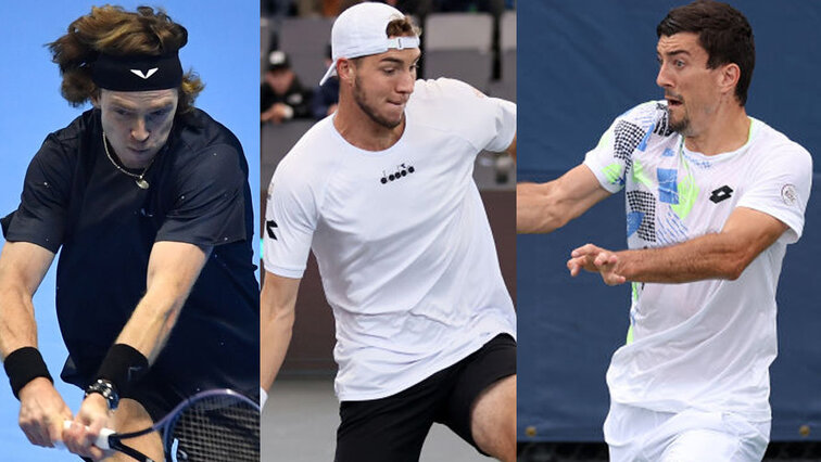 Andrey Rublev, Jan-Lennard Struff und Sebastian Ofner werden in Hong Kong aufschlagen