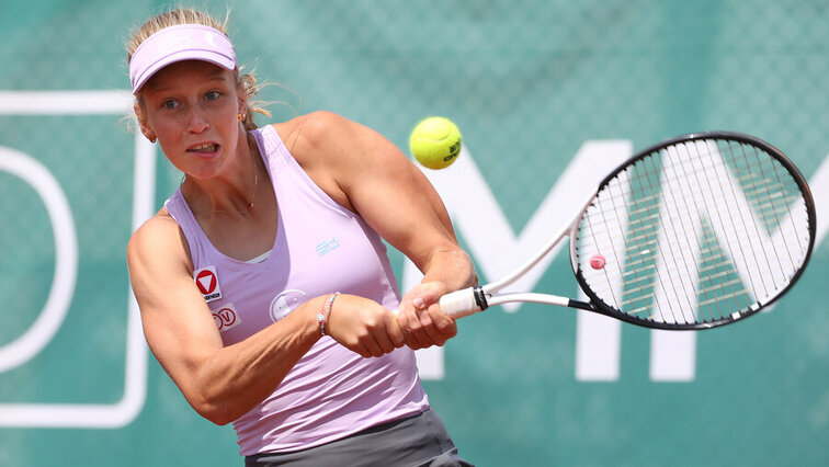 Sinja Kraus muss heute gegen Tereza Smitkova ran Sinja Kraus has to play against Tereza Smitkova today