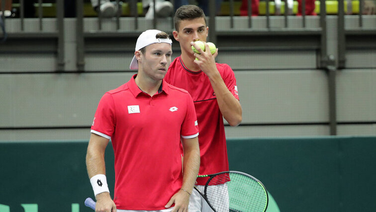 The favored doubles Miedler/Erler impressed across the board in Shenzhen.