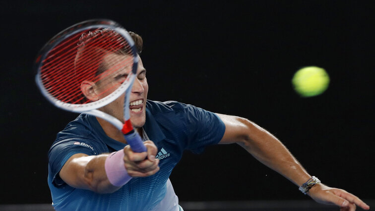 Dominic Thiem bei den Australian Open Dominic Thiem at the Australian Open