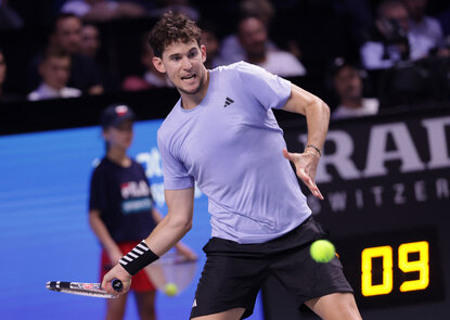 Dominic Thiem und Stefanos Tsitsipas lieferten sich einen harten Kampf