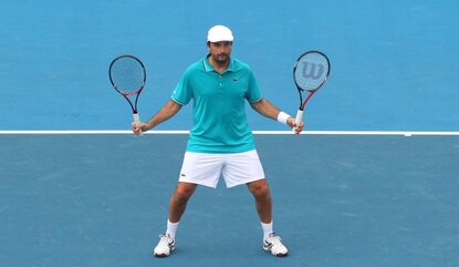 during day six of the 2012 Australian Open at Melbourne Park on January 21, 2012 in Melbourne, Australia.