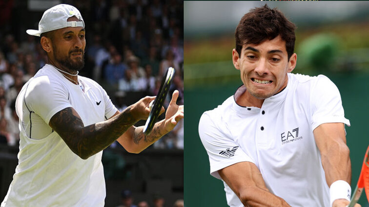 Für Nick Kyrgios und Cristian Garin geht es um das erste Major-Halbfinale überhaupt Für Nick Kyrgios und Cristian Garin geht es um das erste Major-Halbfinale überhaupt