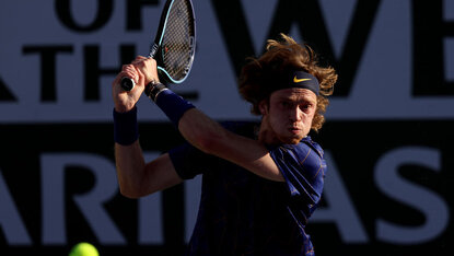 Andrey Rublev erdrückte Grigor Dimitrov im Viertelfinale von Indian Wells