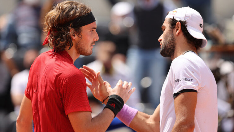 Stefanos Tsitsipas war gegen Matteo Berrettini bislang stets erfolgreich Stefanos Tsitsipas war gegen Matteo Berrettini bislang stets erfolgreich