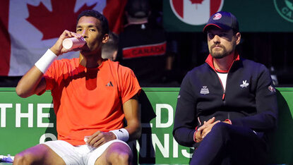 Félix Auger-Aliassime und Frank Dancevic haben gute Aussichten auf eine Finalteilnahme Félix Auger-Aliassime und Frank Dancevic haben gute Aussichten auf eine Finalteilnahme
