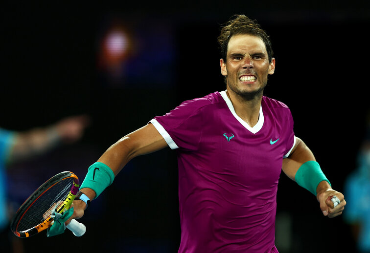 Rafael Nadal zeigte sich nach seinem Sieg gegen Karen Khachanov hocherfreut Rafael Nadal zeigte sich nach seinem Sieg gegen Karen Khachanov hocherfreut