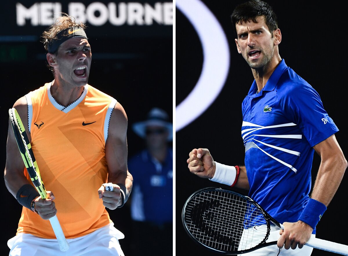 Australian Open Rafael Nadal gegen Novak Djokovic