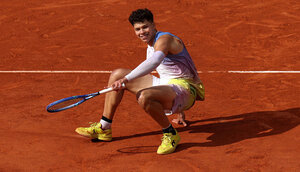 Ben Shelton kommt auf der roten Asche ganz gut zurecht