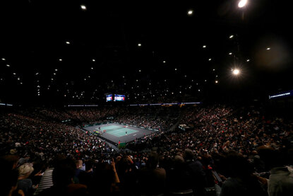Die Zuschauer in Paris-Bercy müssen heuer draußen bleiben Titelverteidiger in Paris-Bercy ist Novak Djokovic