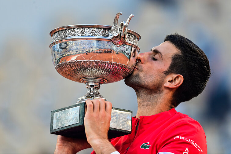 Novak Djokovic at the French Open in Paris
