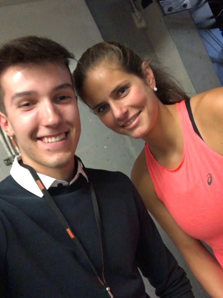 Schnell ein Selfie mit Jule Görges!