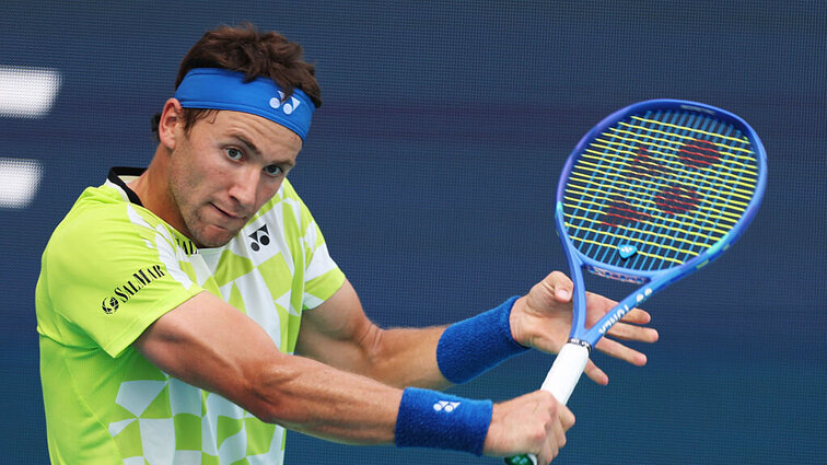 Casper Ruud fühlt sich auf der roten Asche besonders wohl. Casper Ruud fühlt sich auf der roten Asche besonders wohl.