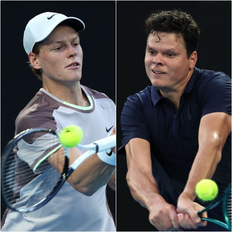 Jannik Sinner trifft im Viertelfinale auf Milos Raonic Jannik Sinner trifft im Viertelfinale auf Milos Raonic