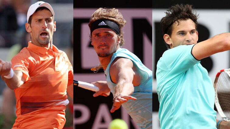 Novak Djokovic und Alexander Zverev wollen den Titel in Paris, Dominic Thiem erste Erfolgserlebnisse
