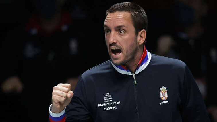 Viktor Troicki hat nur mit Novak Djokovic viel Freude Viktor Troicki hat nur mit Novak Djokovic viel Freude