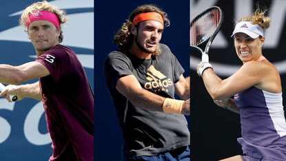 Alexander Zverev, Stefanos Tsitsipas, Angelique Kerber steigen am Montag ein Alexander Zverev, Stefanos Tsitsipas, Angelique Kerber steigen am Montag ein