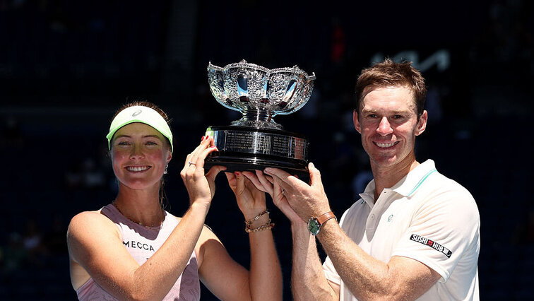 Olivia Gadecki und John Peers gewinnen erneut die Mixed-Konkurrenz bei den Australian Open.