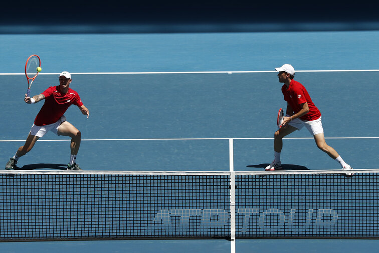 Österreich trifft im letzten Gruppenspiel des ATP Cups auf Frankreich. Das Doppel gibt es bei tennisnet.com im Liveticker
