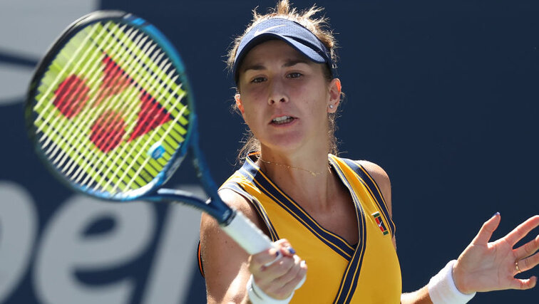 Belinda Bencic is in the quarterfinals in New York