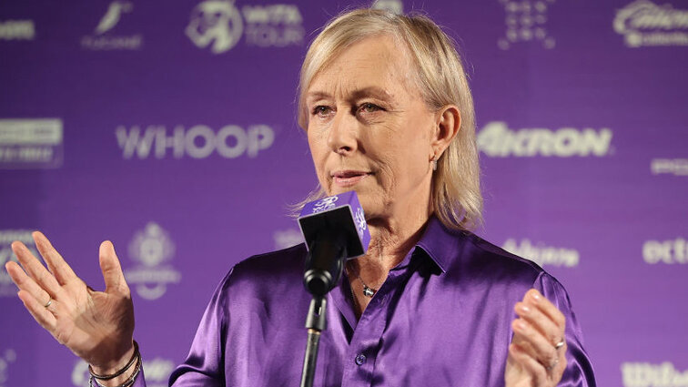 Martina Navratilova is feeling better again